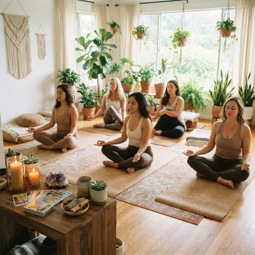 Yoga and coffee